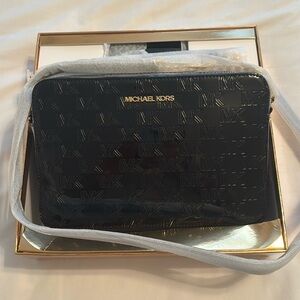 Michael Kors Patent Leather Crossbody Set